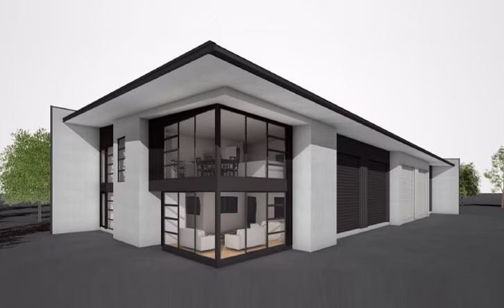 Automotive workshop and residential unit, Tuakau